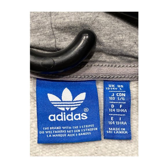 ADIDAS Grey Logo Hoodie - Picture 5 of 5